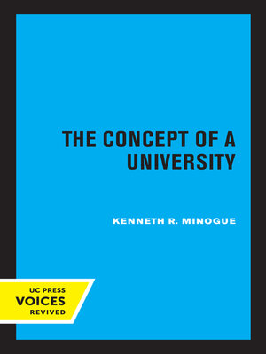 cover image of The Concept of a University